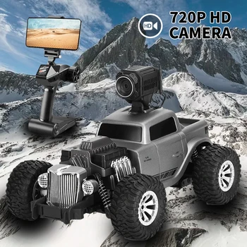 

1:16 2.4GHz RC Car with FPV WIFI 720P HD Camera Electric Remote Control Toy Cars Radio Controlled Rock Crawlers Driving Car
