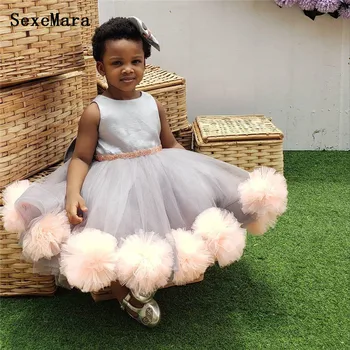 

Beautiful Baby Girls Dresses for Birthday Puffy Tulle Cloud Ball Gown Prom Flower Girl Dress Pageant Party Dress Kids 1 2Years
