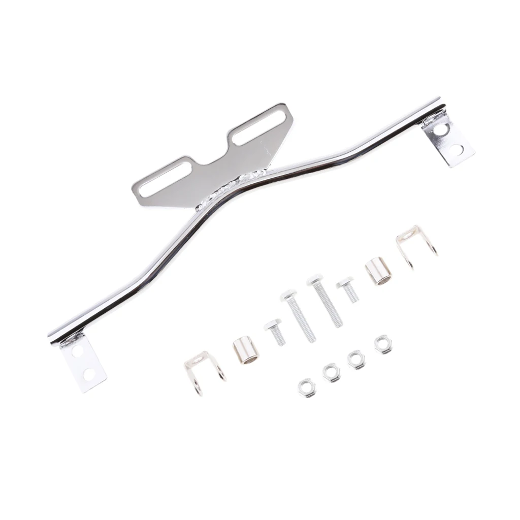 Motorcycle Light Bracket Fog Turn Signal Light Bracket Bar For Silver