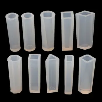 

10 Shapes DIY Liquid Resin Silicone Molds for Making Jewelry Necklace Pendant