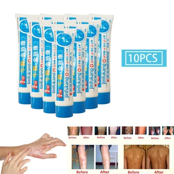 

5-10pcs/lot Chinese Herbal Day & Night Body Psoriasis Cream Dermatitis Eczematoid Eczema Ointment Anti-Itching Skin Care Cream
