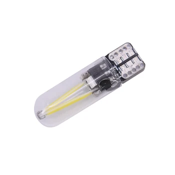 

2pcs License Plate Lights 3W T10 LED Car Glass Auto Lamps 6500K COB White Super bright Pair