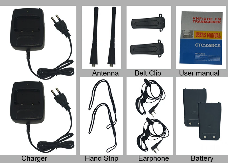 General plug 2 шт./лот baofeng BF-888S Walkie talkie двухстороннее Радио BF 888s UHF 400-470MHz 16CH рация радио приемопередатчик - Цвет: General plug