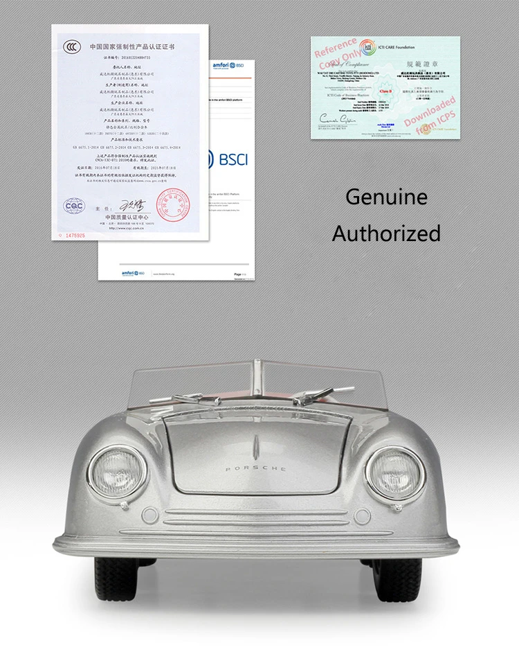 WELLY литье под давлением 1:24 модель автомобиля Классический трансформер 1948 Porsche 356 металлический спортивный автомобиль игрушечный автомобиль из сплава для детей Коллекция подарков