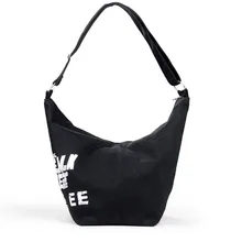 Для женщин сумка через плечо из плотной ткани с буквенным принтом большой Ёмкость дорожная сумка женская сумка через плечо стильные сумки Сумки мессенджер Сумочка#1226