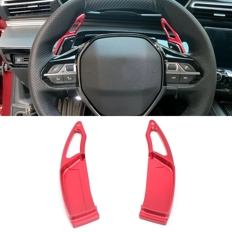 for Peugeot 508 Car Styling Interior Accessories Steering Wheel Paddle Shifters DSG Extension