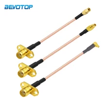 

RG316 Cable SMA Female Bulkhead Nut to MMCX Male / Female FPV Antenna Adapter Coaxial Extension Jumper for PandaRC RC Drone Part