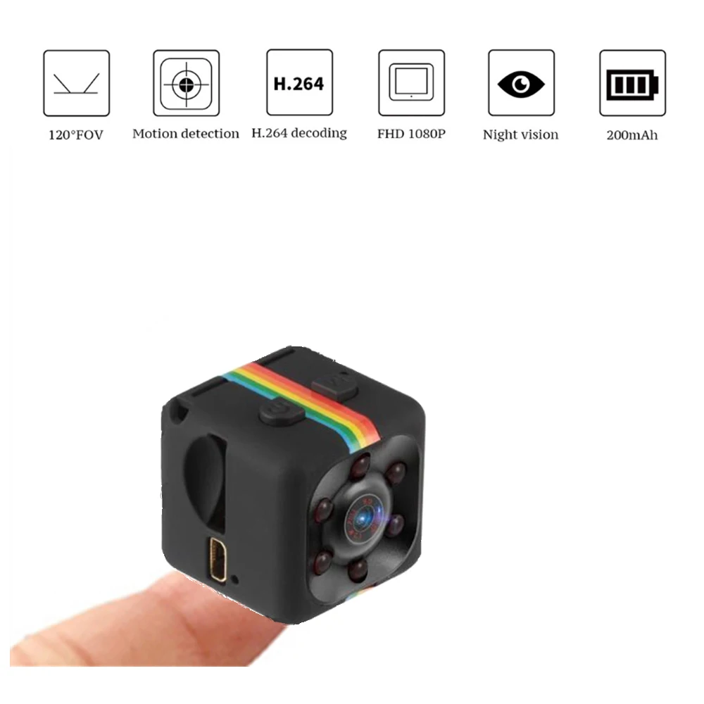 

DIDIHOU SQ8 HD 1080P Mini Camcorders Sport DV Mini Camera Sport DV Infrared Night Vision Camera Car DV Digital Video Recorder