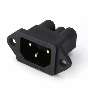 

2pcs AC FI-06(G) IEC Inlet Socket pure copper Gold Plated HIFI Power