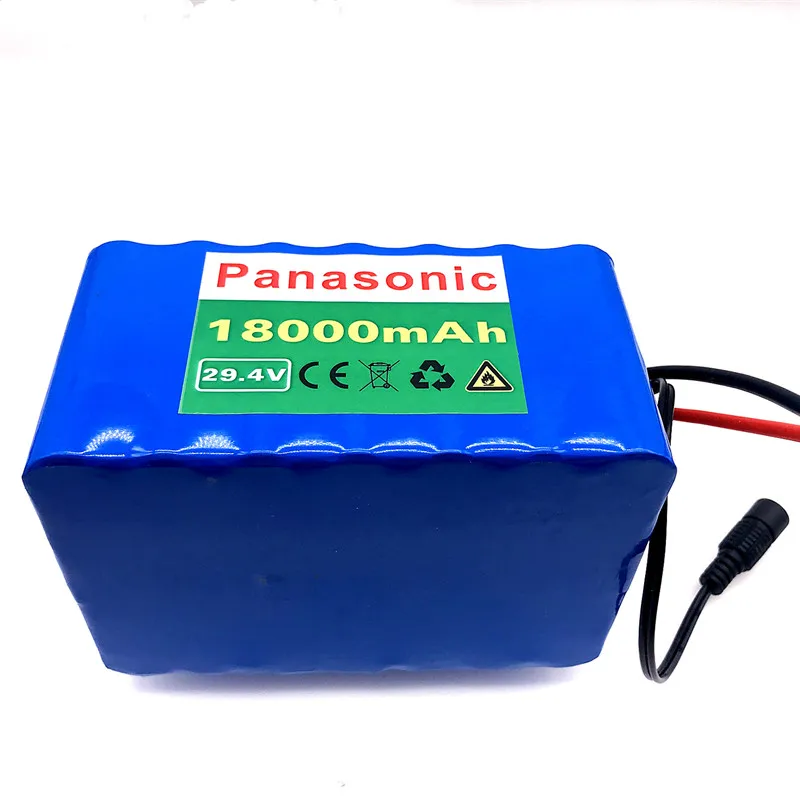 Аккумулятор Panasonic 7s5p 24v18ah аккумулятор 250 Вт 29,4 в 18000 мАч Электрический велосипед кремнезема Электрический колесный Аккумулятор литиевый