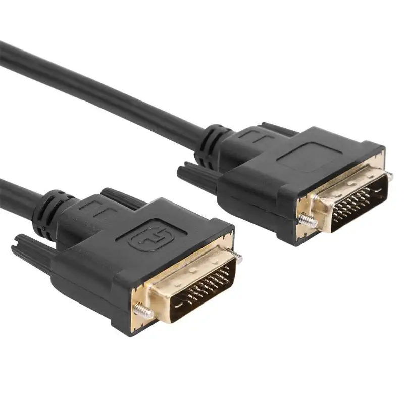 1,5/3 М DVI кабели для передачи данных Высокоскоростной монитор компьютера HD видео DVI-D кабель для мужчин DVI 24+ 1 двойной адаптер