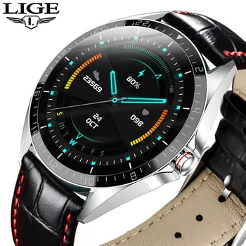 

LIGE Smart Watch Men Women Sports Fitness Tracker LED Full-Screen Touch For Android ios Heart Rate Waterproof Health smartwatch