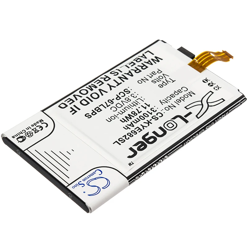 Cameron Sino для Kyocera 5AAXBT099GEA DuraForce Pro, E6810, E6820 3100 мАч/11.78Wh