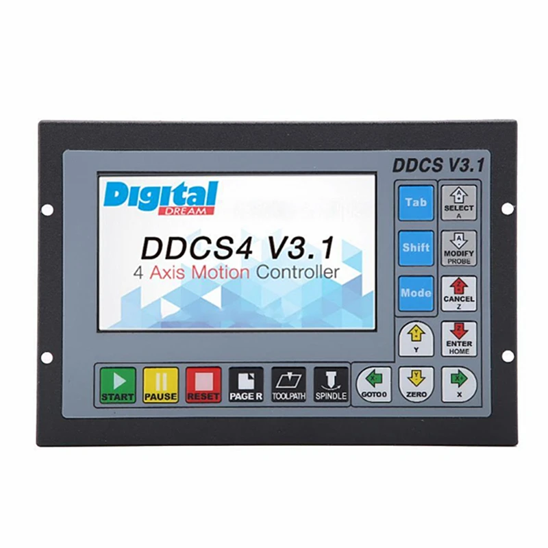 3/4 оси 500 кГц ЧПУ контроллер движения DDCSV3.1 автономное управление 1 ГБ внутренний G Код поддержка USB флэш-диск для diy станок с ЧПУ