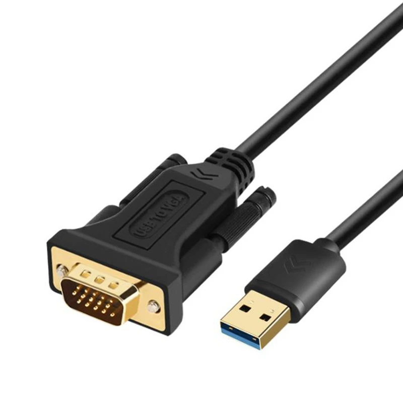 Кабель-адаптер USB-VGA 2 м штекер USB 3 0-VGA 1080P @ 60 Гц адаптер дисплея шнур совместимый с