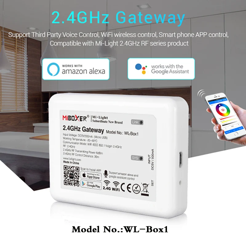 FUT012 E27 9W RGB+CCT LED Bulb Spotlight AC110V 220V Smart Bulb WiFi Compatible 2.4G Remote/Alexa/Google Assistant voice Control