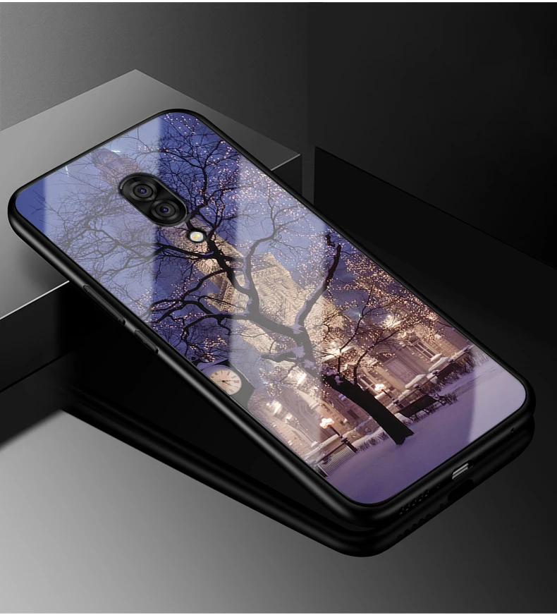Для lenovo Z5 Pro GT чехол PC Пластиковый стеклянный чехол для телефона черный ТПУ бампер чехол для lenovo Z5 Pro GT задняя крышка для lenovo Z5Pro GT