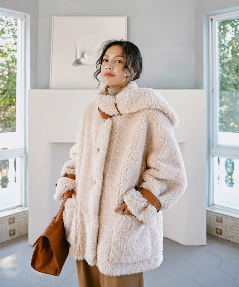 Max LuLu зимняя утепленная одежда Роскошная Корейская женская панк верхняя одежда женские негабаритные пальто из искусственного меха повседневные теплые пушистые куртки