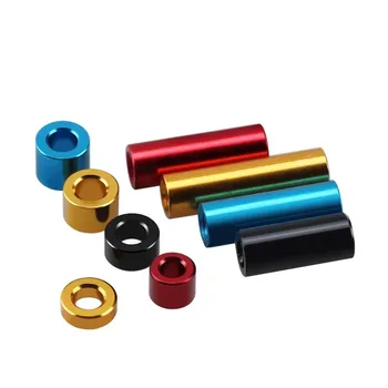 

5pcs M3.1 sleeves bearing bushing wear sleeve aluminum alloy sets smooth durable blue color outer diameter 6mm 12mm-15mm long