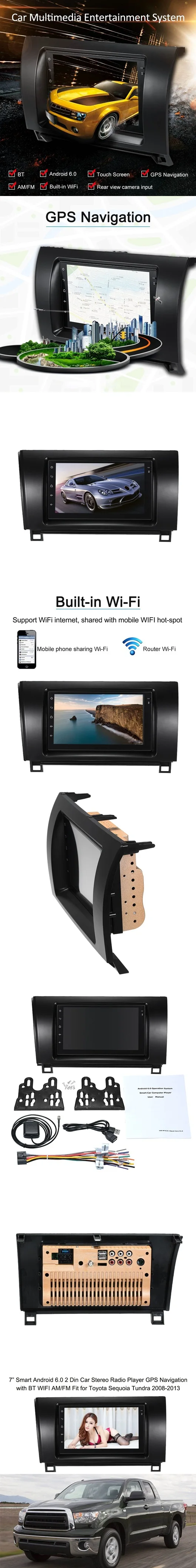 Android 6,0 " 2DIN автомобильный внедорожник gps HD Bluetooth стерео радио FM MP3 MP5 плеер Cd радио плеер волна радио Cd плеер