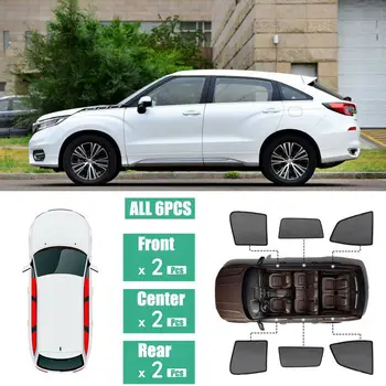 

For Honda Avancier 2017+ 6Pcs Windows Sunshade UV Ray Protector Mesh Block Privacy Visor