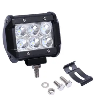 

4inch 18W 6LEDs Car Auto Truck Super Bright Work Light Driving Lamp Spotlight 2019