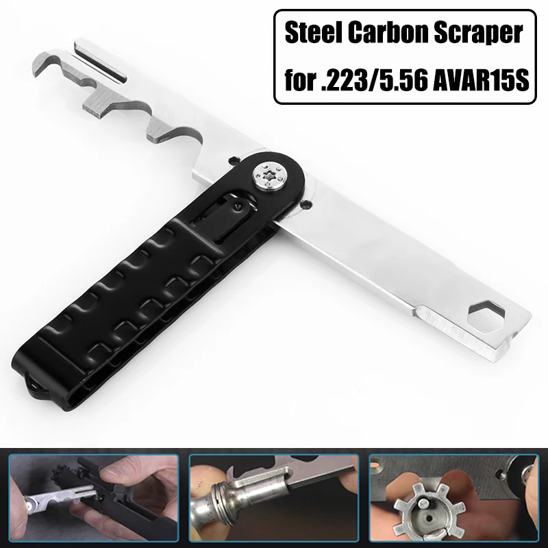 SteelAR15ScraperRifleScraperBCGCarbonRemovalTool223556