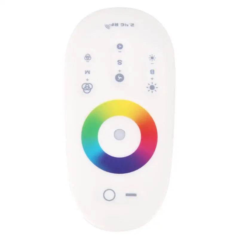 2,4G сенсорный экран светодиодный rgb-ленточный контроллер беспроводной Радиочастотный пульт дистанционного управления