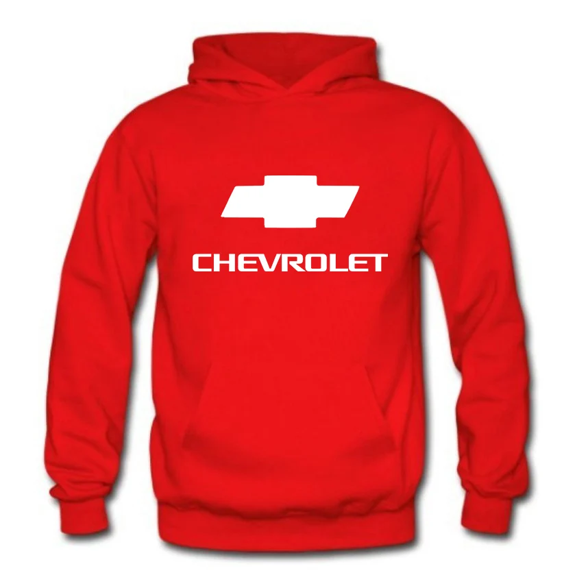 Толстовки для мужчин Chevrolet с логотипом автомобиля толстовка принтом весна осень