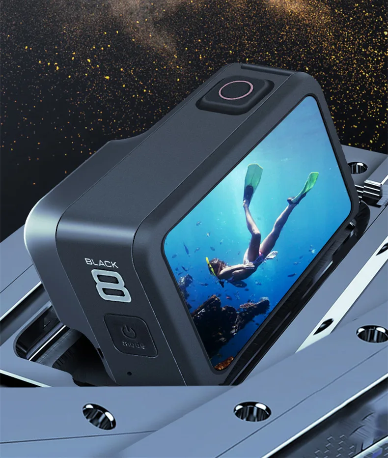 Gopro 8 45M Подводный Водонепроницаемый чехол для Go Pro Hero 8 защитная рамка для Gopro 8 Black аксессуары для экшн-камеры