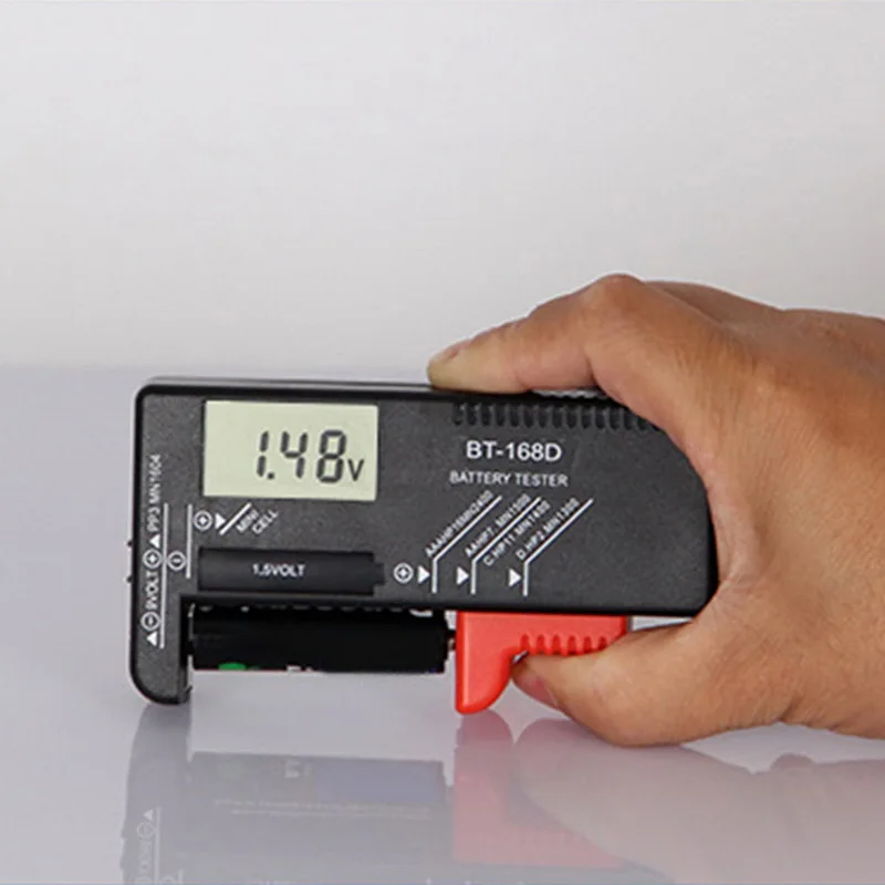 BT-168 PRO Digital Battery Capacity Tester battery tester lithium battery tester for 18650 14500 Lithum 9V 3.7V 1.5V Cell C D Batteries Tester M05 20