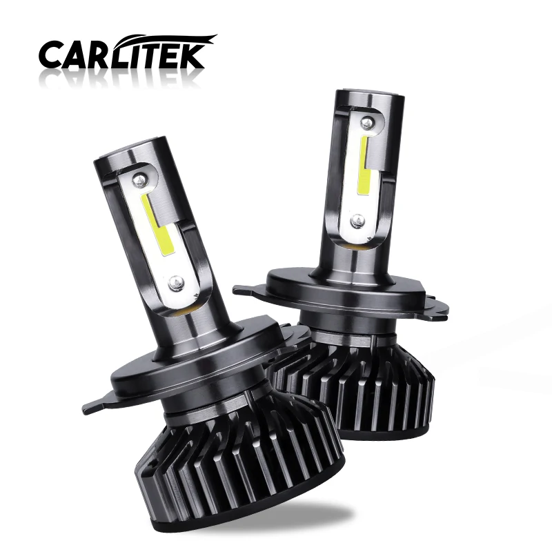 CARLitek H7 H4 Led Turbo 12V Авто фара DOB лампа H 11 Led HB4 HB3 H7 H8 противотуманная фара 4300K 5000K 6500K 10000LM