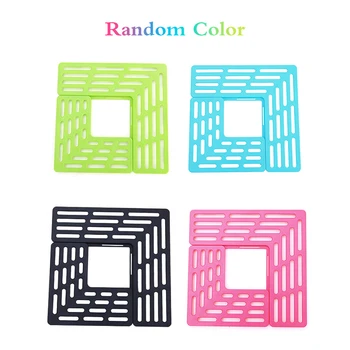 

Kitchen Draining Board Mat Silicone Table Placemat Vegetables Dishes Sink Drying Rack Big Grids Kitchen Insulation Pad
