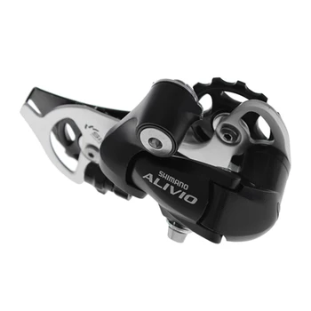 

SHIMANO ALIVIO RD M410 7/8 Speed MTB Bicycle Rear Derailleur Black & Silver