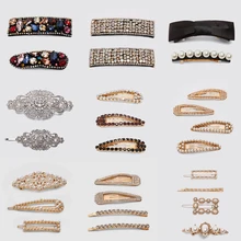 Dvacaman, новинка, ZA, разноцветные стразы, бусины, водные заколки для волос, для женщин, корейский искусственный жемчуг, ювелирные Заколки Для Волос