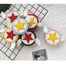 Растаянная овечка; коллекция года; детские сумки на плечо из искусственной кожи с героями мультфильмов для девочек; милые сумочки-мессенджеры со звездами; модные сумочки для малышей