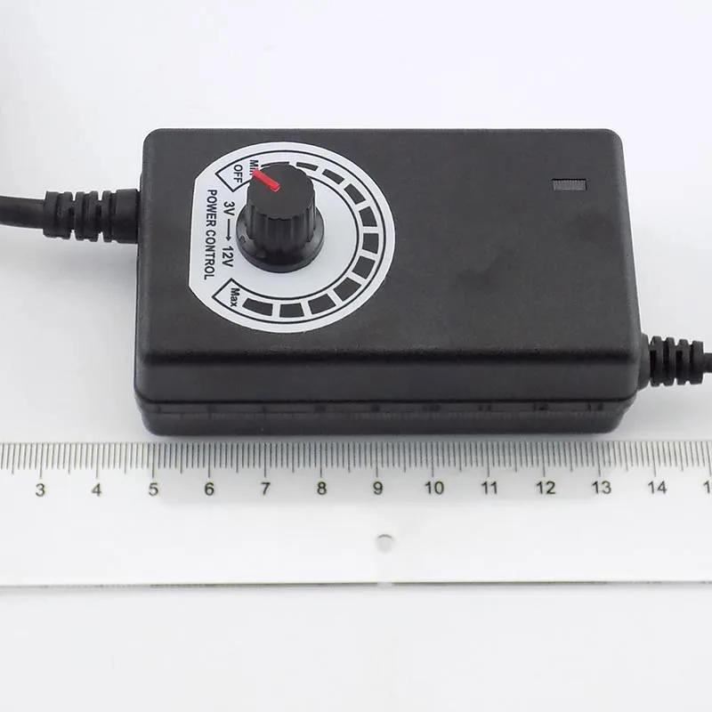AC 100-220 В к DC адаптер с регулируемой мощностью питания 3-12 В 2.0A CCTV камеры Универсальное зарядное устройство для светодиодной ленты свет 5,5*2,5 мм G16