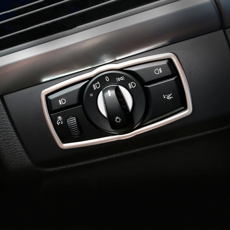 CNORICARC-Dashboard-Headlight-Frame-Decorative-Cover-Trim-For-BMW-X5-E70-X6-E71-Stainless-Steel-Styling (3)