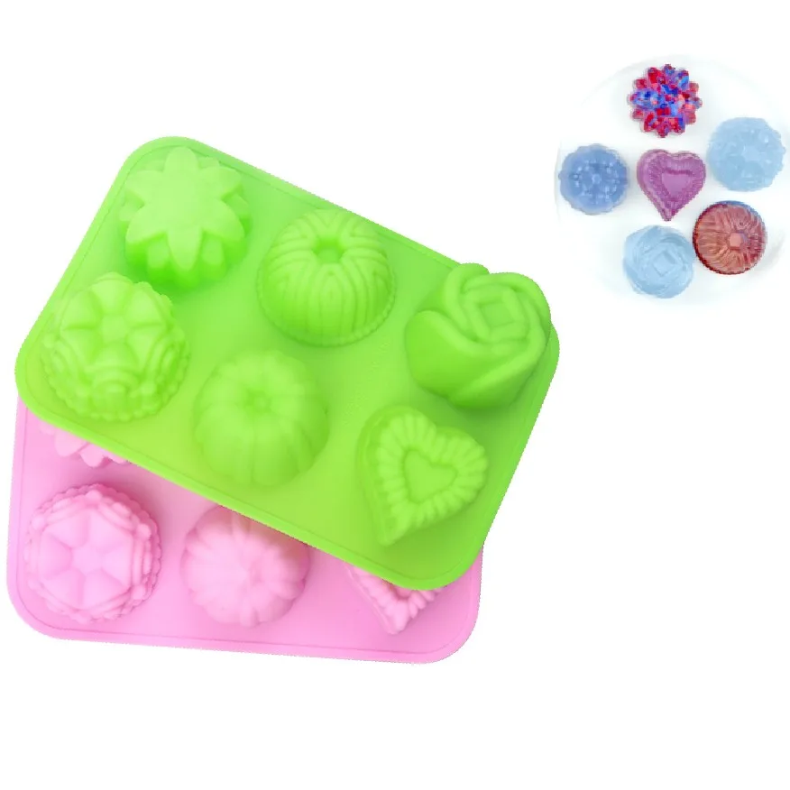 Цветы Силиконовые формы для торта кухонные выпечки DIY десерты выпечка мусс