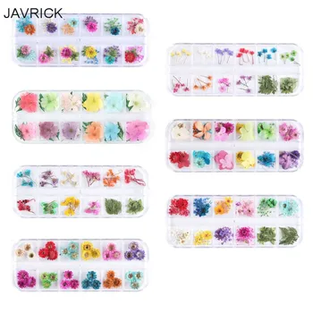 

12 12 Grid/Box Crystal Epoxy Filler Dry Flower Handmade Flowers DIY Craft Silicone Molds UV Resin Filling Material Decoration
