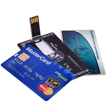 

Credit Bank Card USB Flash Drive 128GB 64GB U Stick Pen Drive 8GB 16GB 32GB Custom Logo Master Card Model Memoria U 2.0 pendrive
