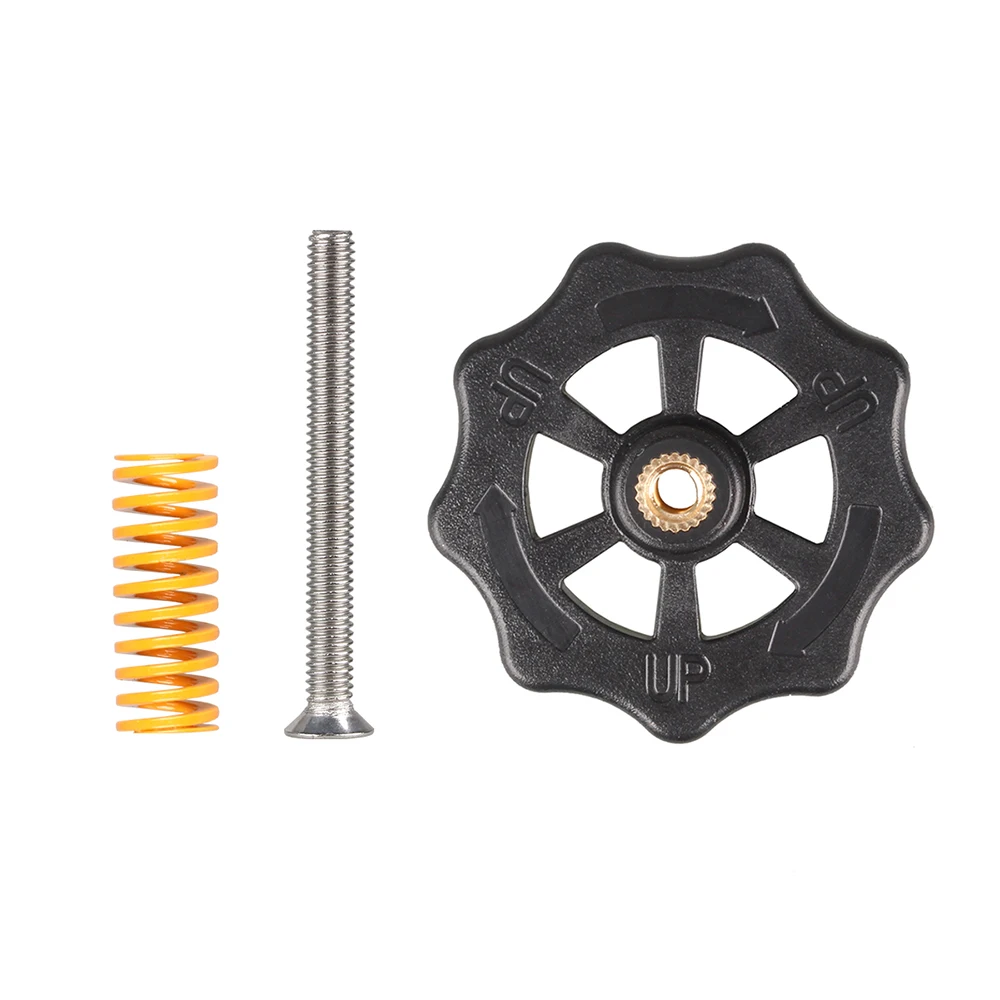 3D Printer Parts Heated Bed Spring Leveling Kit Adjustment Nut+Springs+ Screw Heatbed Kit For CR-10 Ender 3 MK3 hotbed