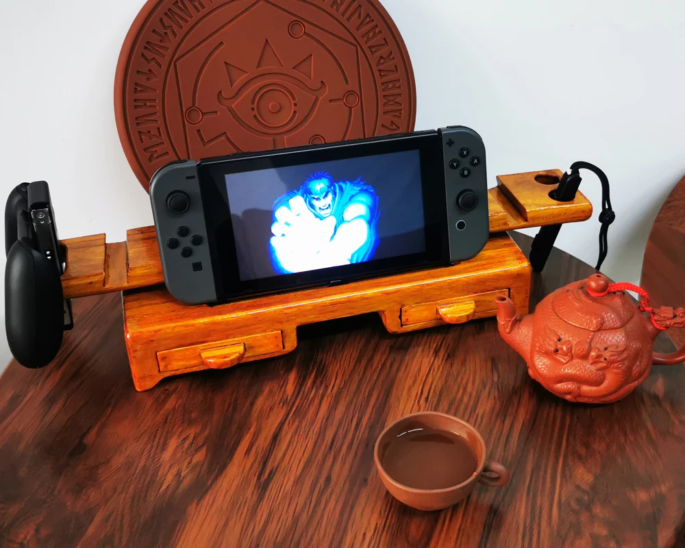 

New Handmade Wooden Bracket Simple Fashion Desktop Stand Accessories Desk Stand for Nintendo Switch Console