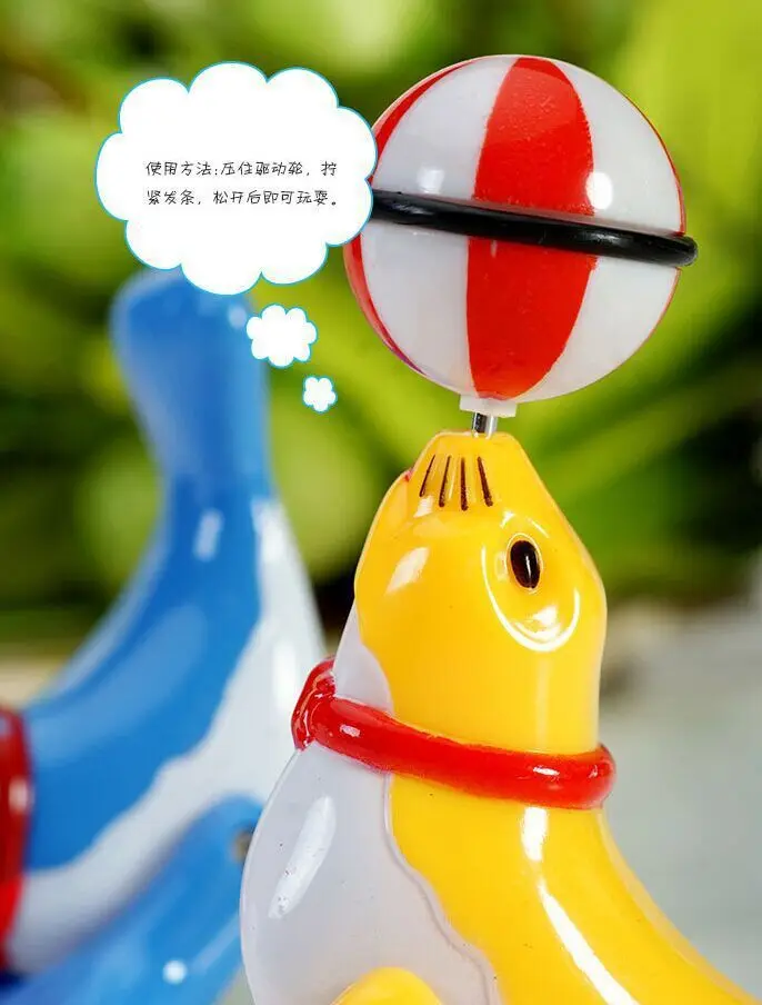 Заводная игрушка дельфины маленькие морские львы ходьба акробатика Pop And Tip вращающийся на 360 градусов Стенд товары