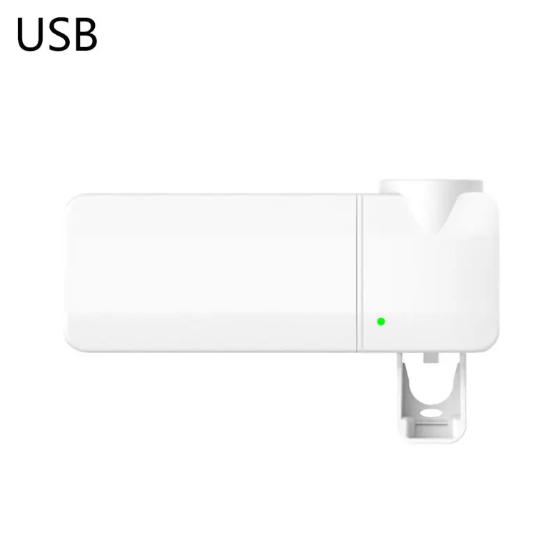 W1 USB зарядка УФ-светильник держатель для дезинфицирующего средства зубной щетки автоматический диспенсер для зубной пасты - Цвет: W1
