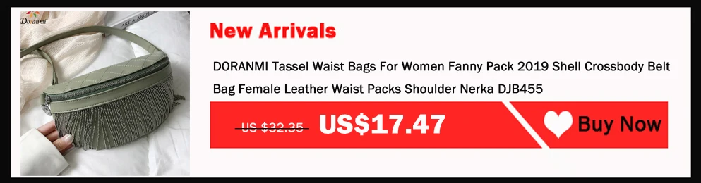 DORANMI, поясная сумка на цепочке, Женские поясные сумки, 2019, роскошный бренд, Дизайнерская кожаная сумка через плечо, женская сумка Nerka BG250