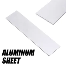 Plaque Plate en aluminium 6061, épaisseur 3mm, 200x50x3mm, 1 pièce, pour bricolage, avec résistance à l'usure, pour pièces de machines