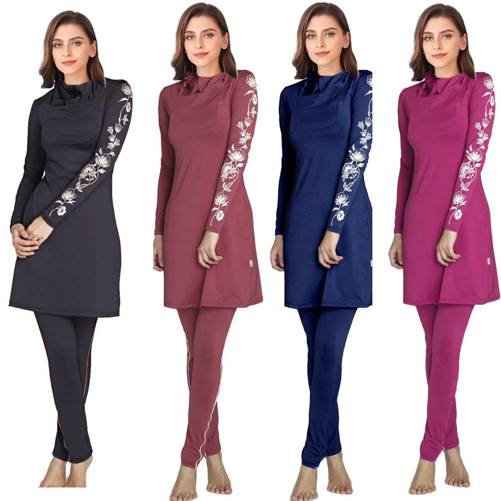 Muslim Women Swimwear Short-sleeved