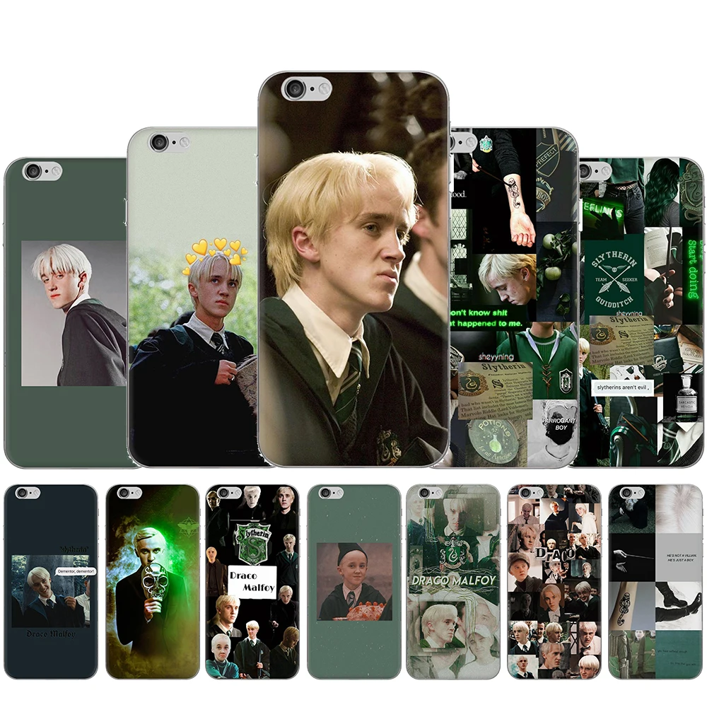 Прозрачный чехол Draco Malfoy для iPhone 5 5S SE 2020 6 6s 7 8 Plus X XR XS 11 12 Pro Max Mini|Бамперы| |