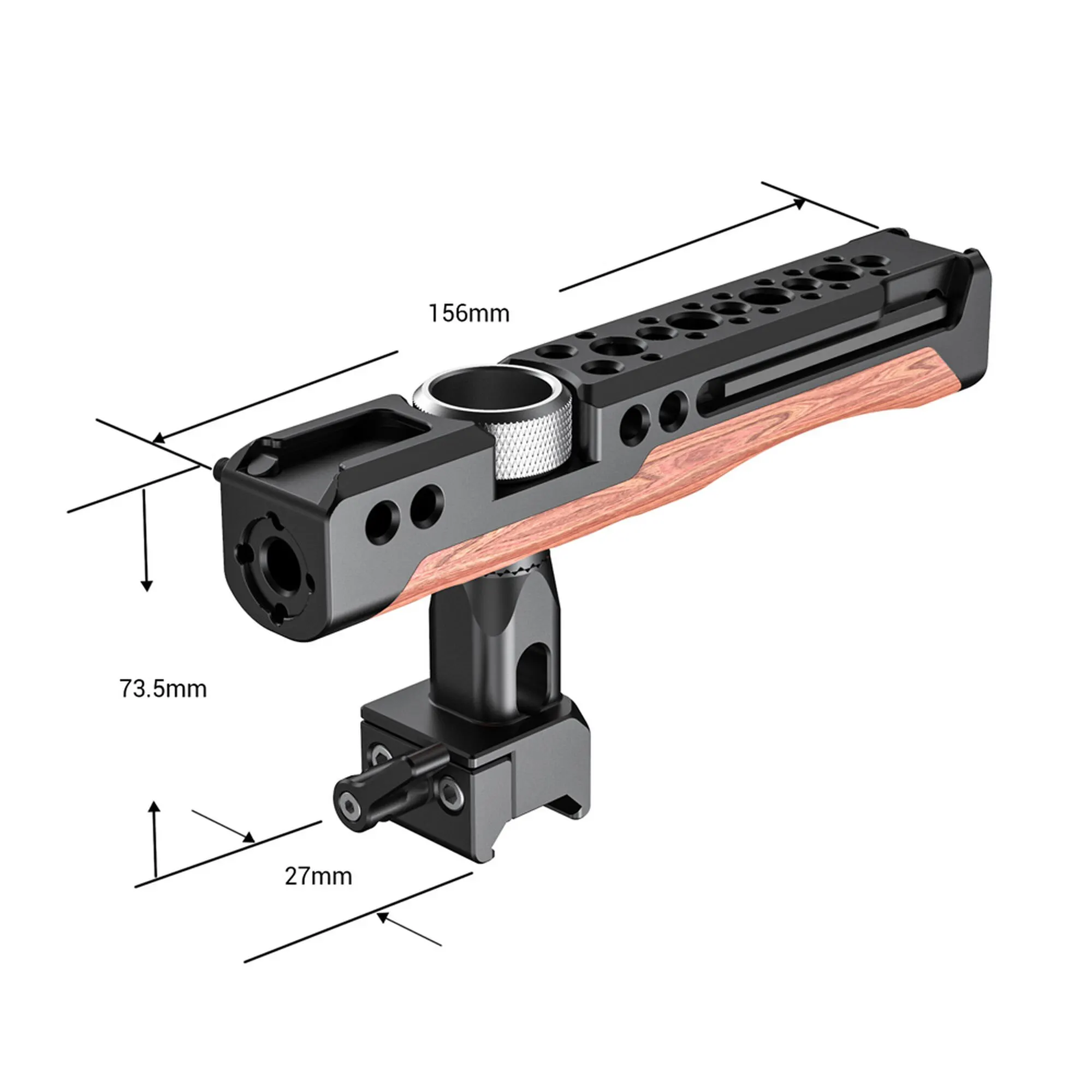  SmallRig Quick Release Rotating Nato Handle dslr camera handle stabilizer use as top handle and sid